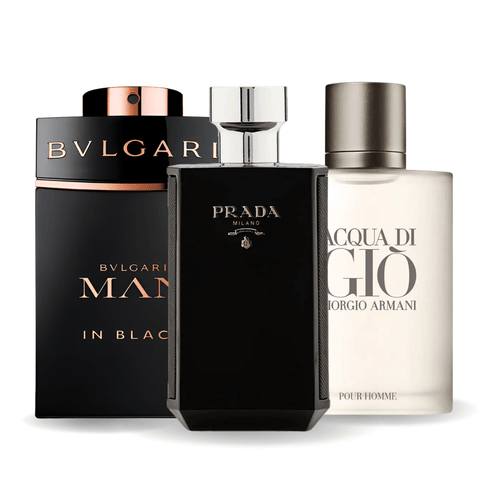 Bvlgari In Black, Giorgio Armani Acqua Di Gio, L’homme Prada Intense 100ml